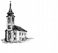 A várpalotai templom grafikája