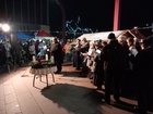 Adventi gyertyagyújtás az Agórán