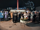 Adventi gyertyagyújtás az Agórán