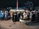 Adventi gyertyagyújtás az Agórán