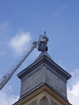 Villámkár javítása a szentgáli templomon 4.